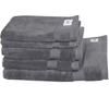 FROTTIERSET SW-Cuddly Anthrazit 5-teilig  - Anthrazit, Basics, Textil - Schöner Wohnen