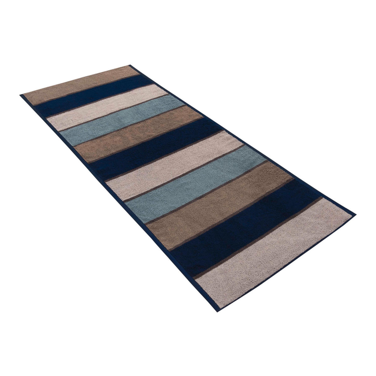 PEŠKIR ZA SAUNU AMIGO  plava 200/80 cm  - plava, Osnovno, tekstil (200/80cm) - Vossen