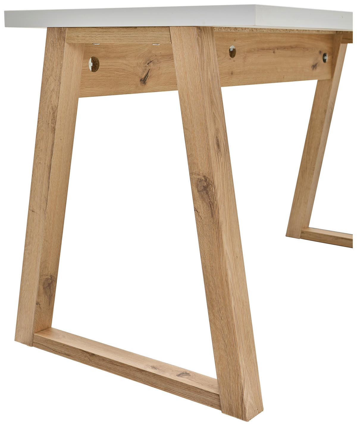 SCHREIBTISCH 135/65/75,2 cm Weiß, Eiche Artisan  - Eiche Artisan/Weiß, KONVENTIONELL, Holzwerkstoff (135/65/75,2cm) - Carryhome