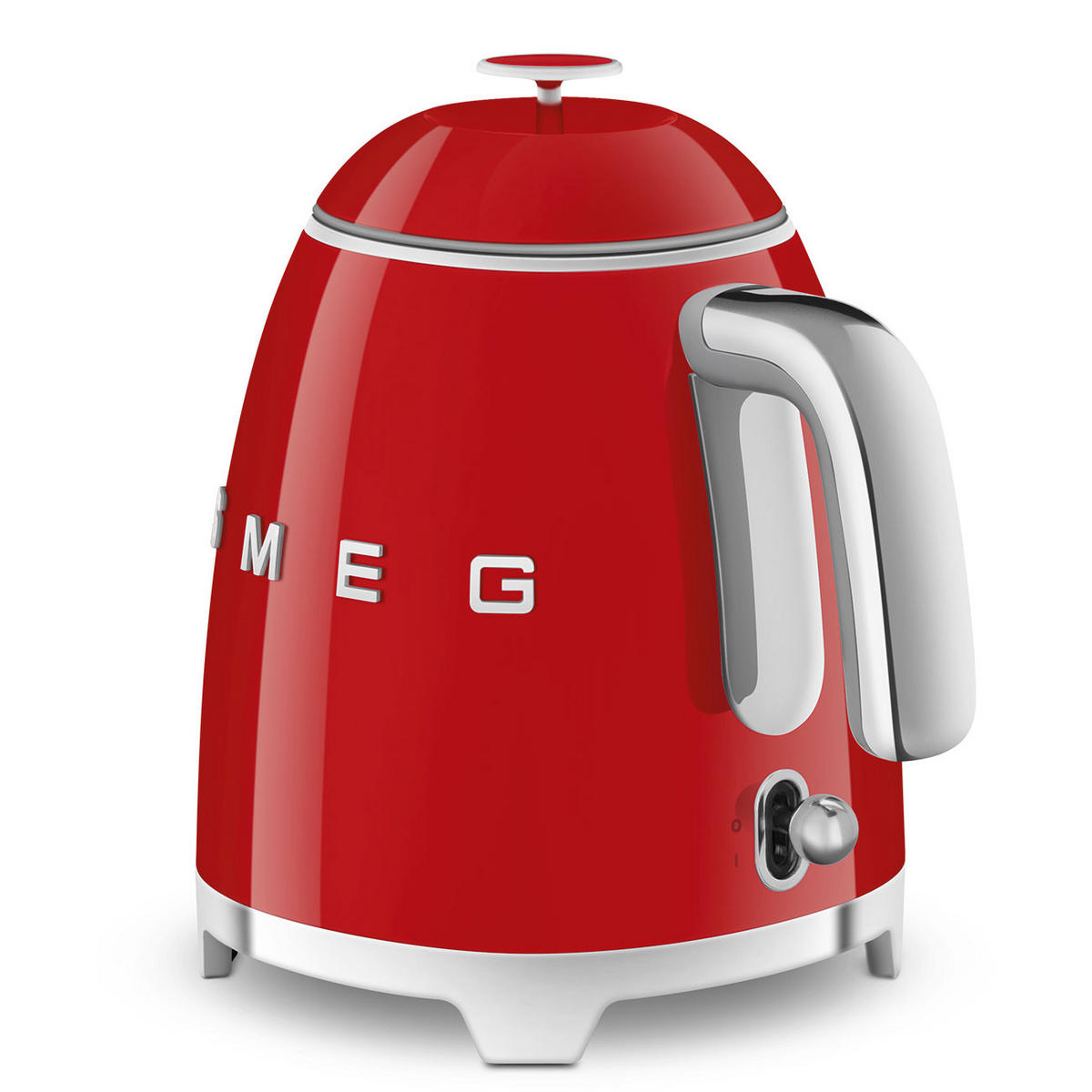 WASSERKOCHER 0,8 l  - Rot, Design, Metall (22,3/24,8/17,1cm) - SMEG