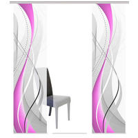 PANELOVÝ ZÁVĚS, 60/245 cm - ostružinová/bobulová, Design, textil (60/245cm) - Schmidt W. Gmbh