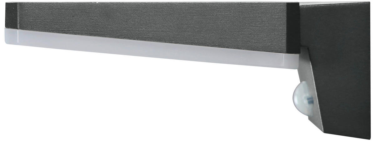 AUßENWANDLEUCHTE SIKA 16,8/13,5/6,9 cm   - Anthrazit, Design, Kunststoff/Metall (16,8/13,5/6,9cm)