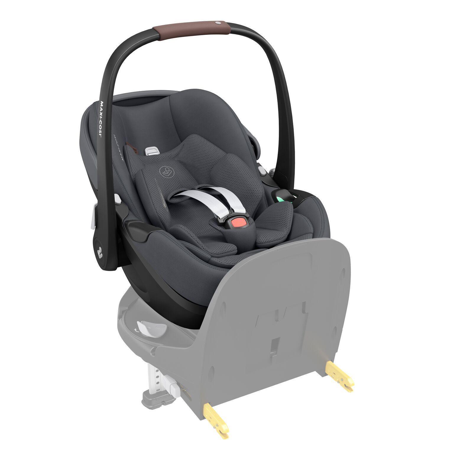 BABYSCHALE Pebble 360 Pro²  - Graphitfarben/Schwarz, Basics, Kunststoff (44/58/66cm) - Maxi-Cosi