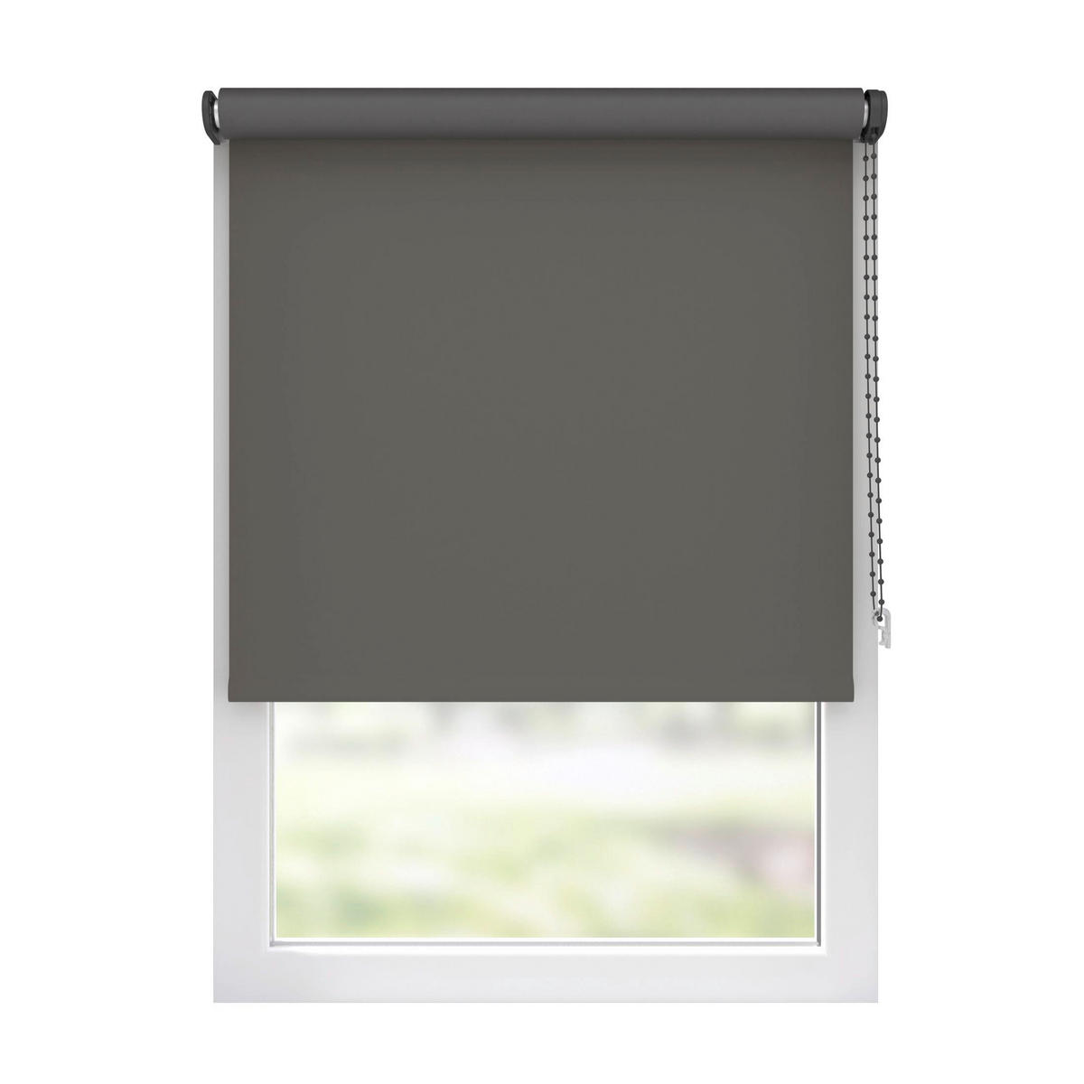 VERDUNKELUNGSROLLO  - Anthrazit, Basics, Textil (70/190cm)