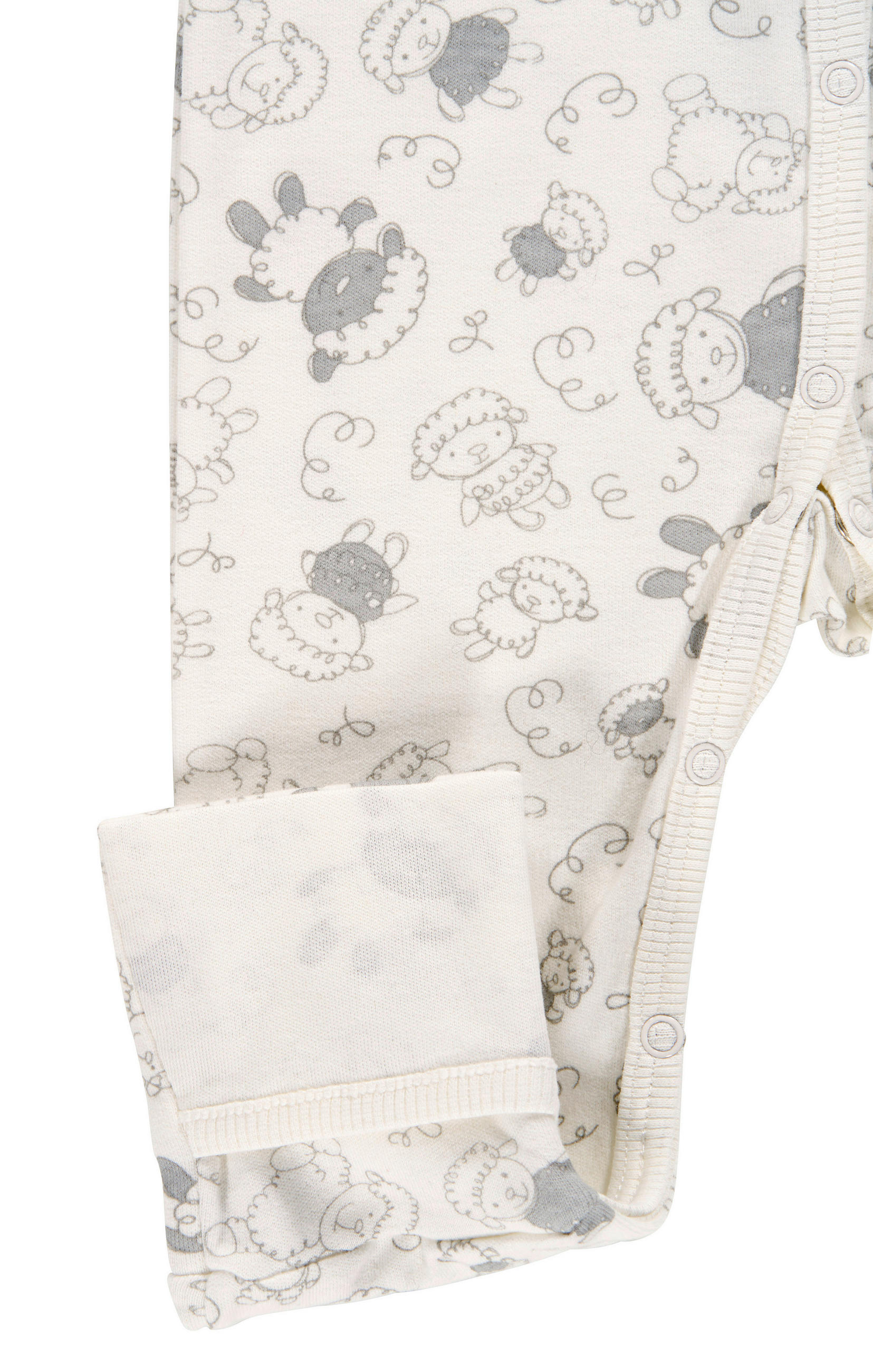 SCHLAFANZUG  - Weiß/Grau, Basics, Textil (56null) - Alvi