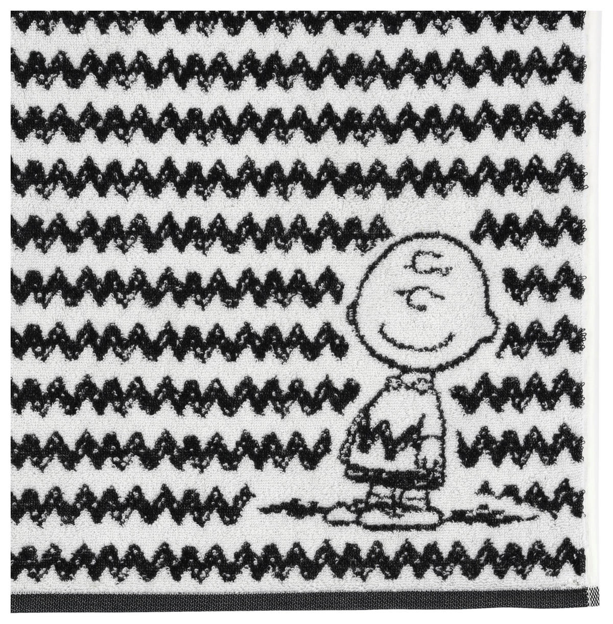 HANDTUCH Charlie Brown Schwarz  - Schwarz, Design, Textil (50/100cm) - Vossen