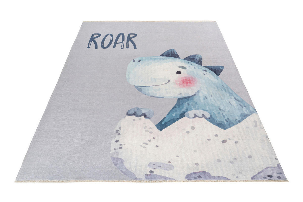 KINDERTEPPICH 115/170 cm  - Weiss/Pastellblau, Trend, Textil (115/170cm) - Ben'n'jen