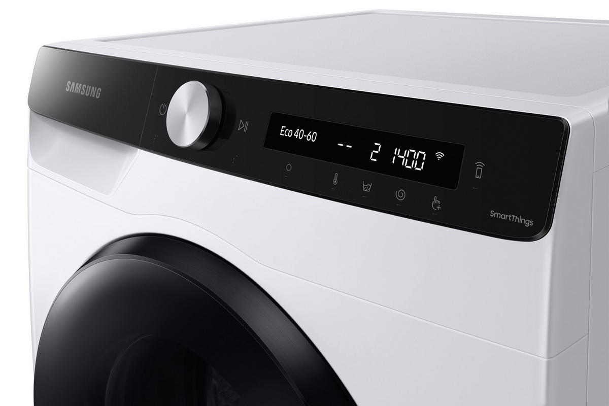 WASCHTROCKNER WD90T534ABE/S2  - Weiß, Basics, Glas/Kunststoff (60/85/65cm) - Samsung