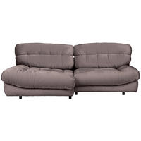 HÖRNSOFFA i plysch lerfärgad  - lerfärgad/svart, Design, textil/plast (170/250cm) - MID.YOU