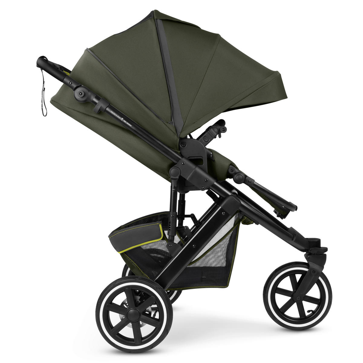 JOGGER Salsa 5 Run  - Schwarz/Olivgrün, Basics, Textil/Metall (65/122/95cm) - ABC Design