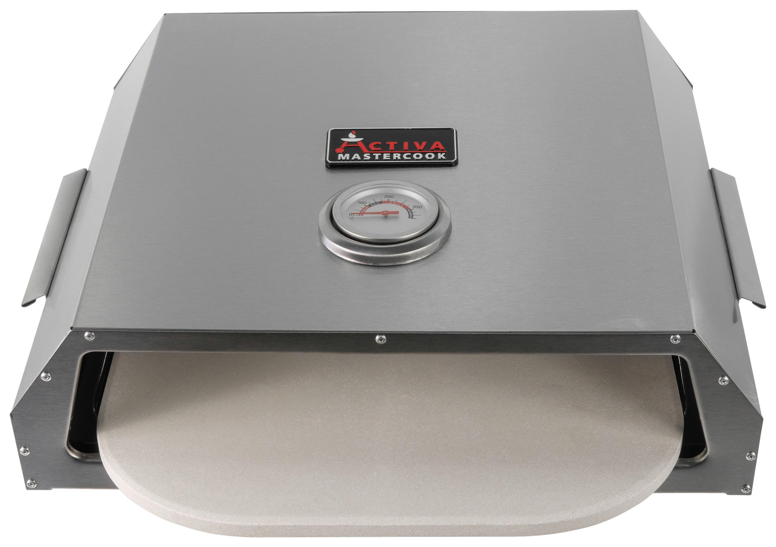 PIZZAOFEN UNIVERSELLE PIZZABOX 12599  - Silberfarben, KONVENTIONELL, Metall (45/36/13cm)