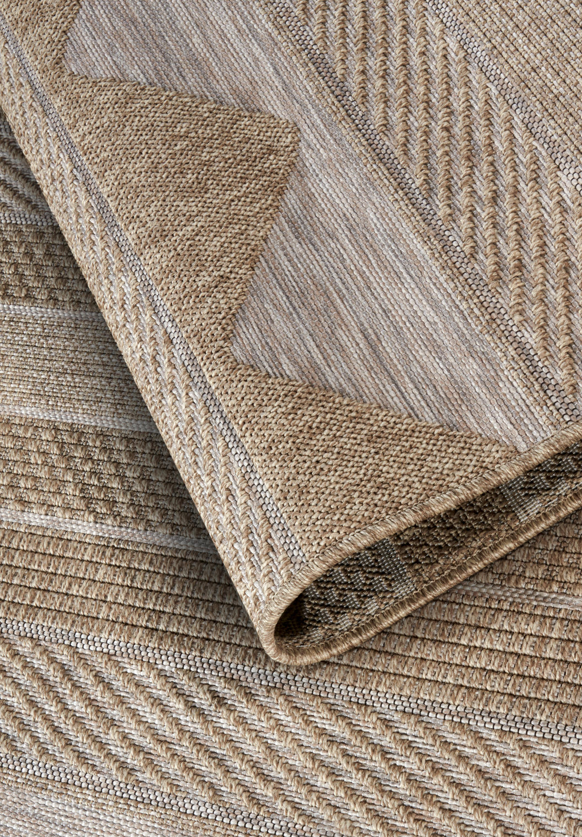 OUTDOORTEPPICH 115/170 cm Kollektion 1836 Hellbraun  - Hellbraun, Design, Kunststoff/Textil (115/170cm) - Villeroy & Boch