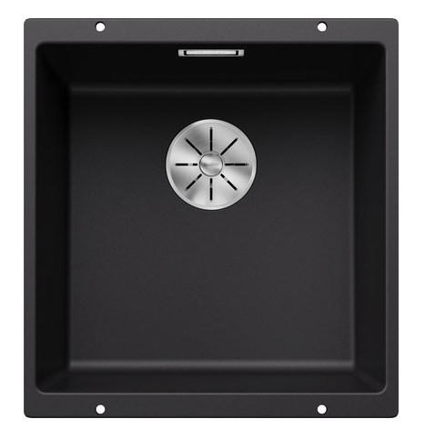 SPÜLE Subline  - Schwarz, Basics, Stein (43/20,3/46cm) - Blanco