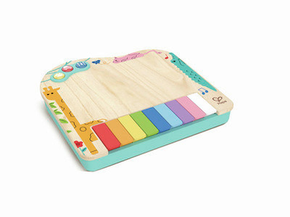 BABYKLAVIER - Pink/Weiß Hochglanz, Basics, Holzwerkstoff/Kunststoff (23,5/23/5,6cm) - Hape