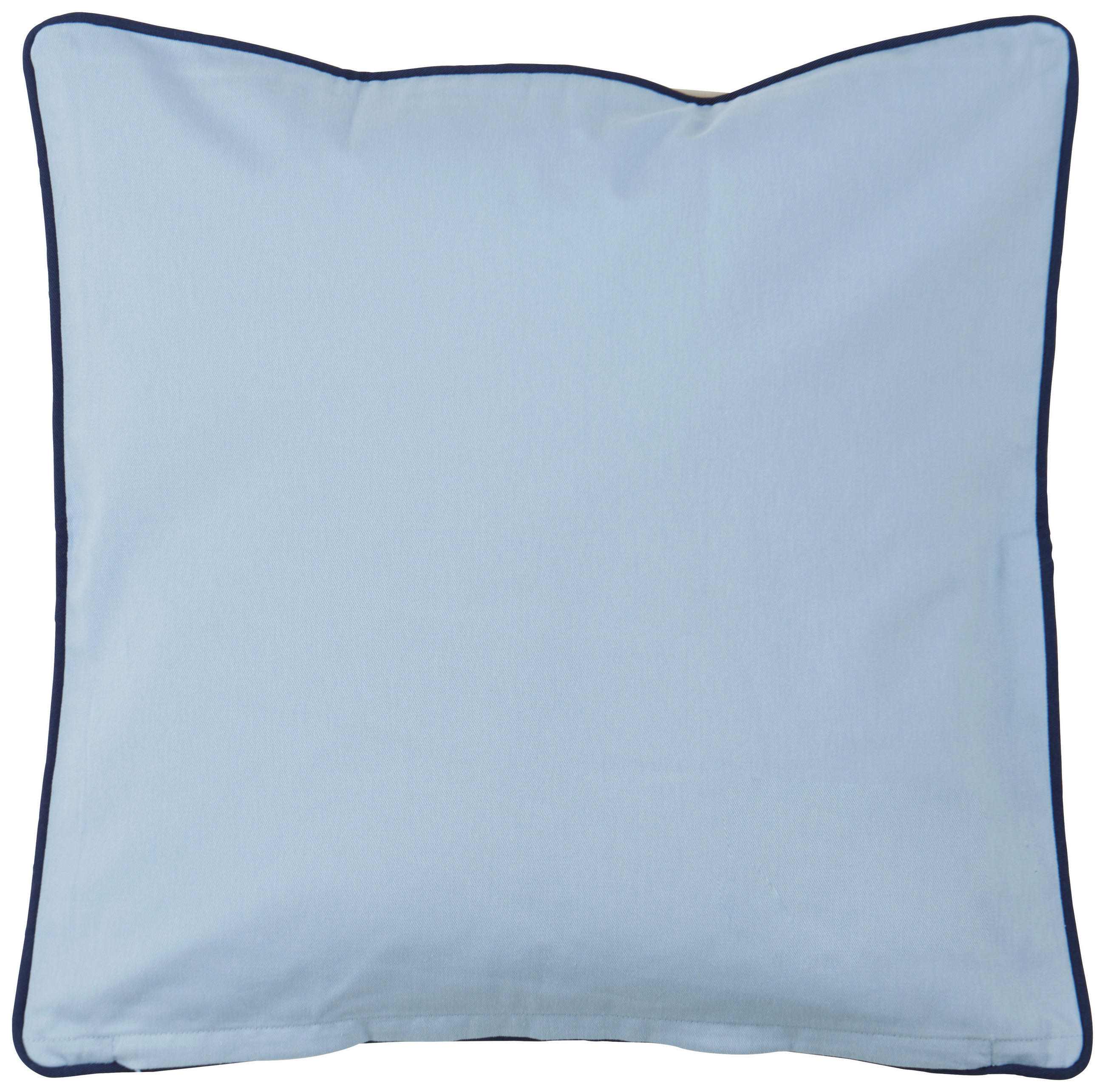 DÍSZPÁRNA 45/45 cm  - pasztellkék/kék, Basics, textil (45/45cm) - Novel