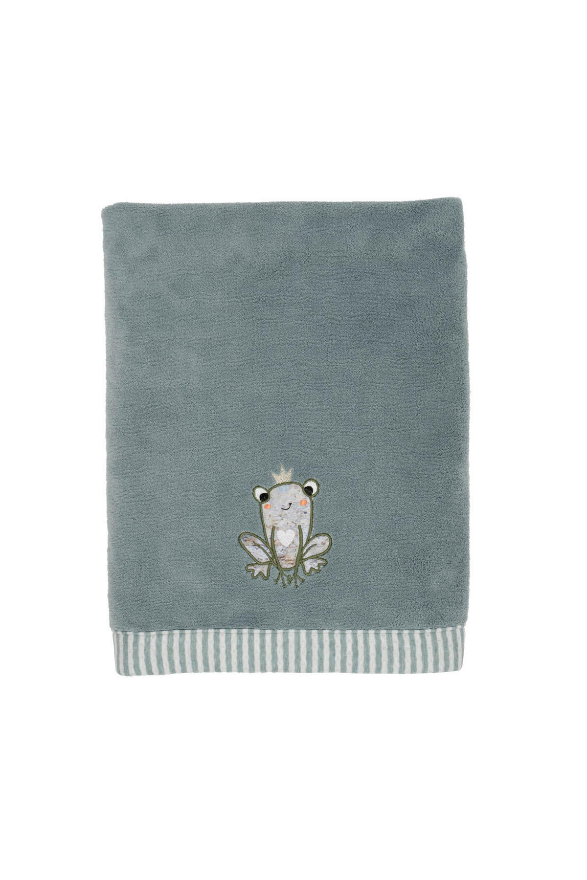 FLEECEDECKE Froschkönig 75/110 cm  - Hellgrün, Basics, Textil (75/110cm) - Bebe's Collection