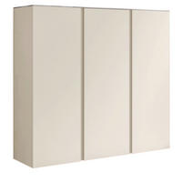 SCHUHSCHRANK Gardasee  in 120/110/33 cm  - Sandfarben, Design, Glas/Holzwerkstoff (120/110/33cm) - Moderano