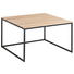 COUCHTISCH in Holz, Metall 70/70/42 cm - Eichefarben/Schwarz, Design, Holz/Metall (70/70/42cm) - Novel COUCHTISCH in Holz, Metall 70/70/42 cm - Eichefarben/Schwarz, Design, Holz/Metall (70/70/42cm) - Novel