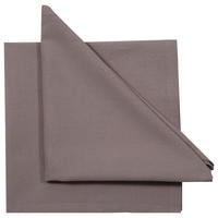 SERVIETTE  45/45 cm   - Taupe, Basics, Textil (45/45cm) - Novel