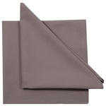 SERVIETTE  45/45 cm   - Taupe, Basics, Textil (45/45cm) - Novel