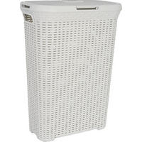 KOŠ NA PRÁDLO, krémová - krémová, Basics, plast (44.7/61.5/26.5cm) - Curver