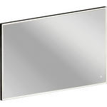 BADEZIMMERSPIEGEL 100/68/3,5 cm  - Schwarz, MODERN, Glas/Kunststoff (100/68/3,5cm) - Voleo