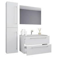 BADEZIMMER  in 93 cm  - Weiss, Modern, Keramik/Holzwerkstoff (93cm) - MID.YOU