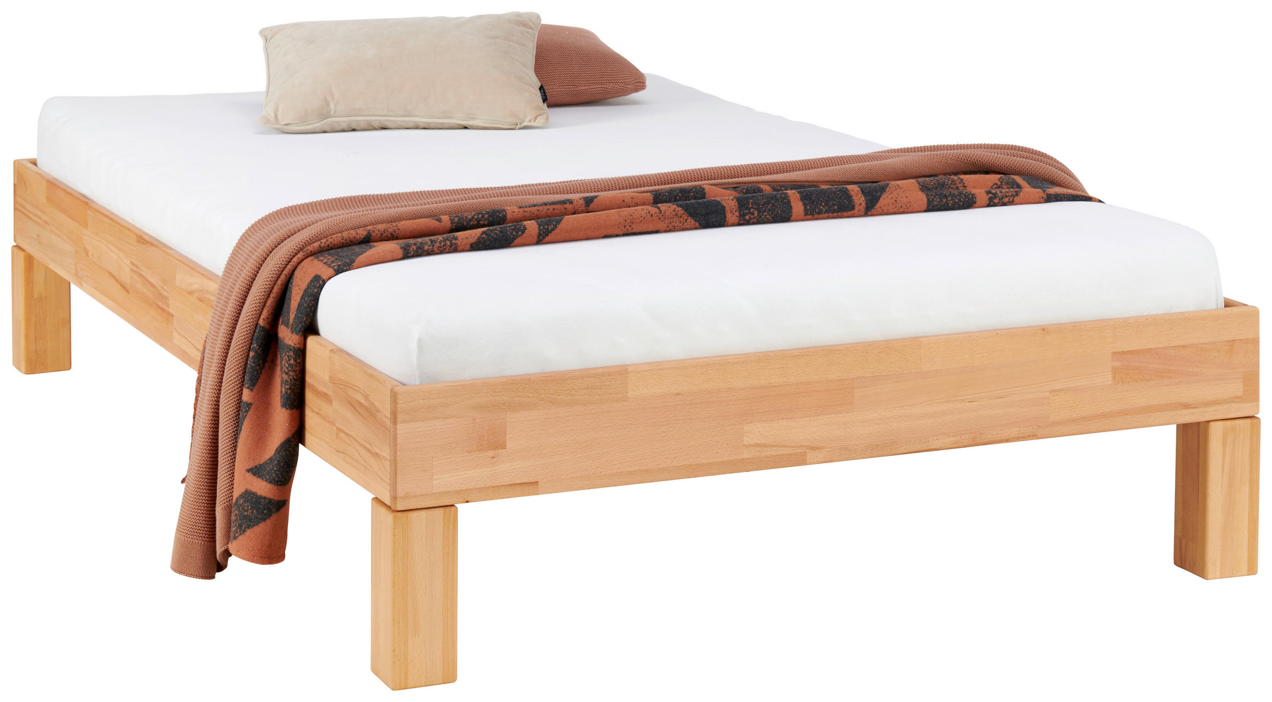 MID.YOU FUTONOVÁ POSTEL, 120/210 cm jádrový buk