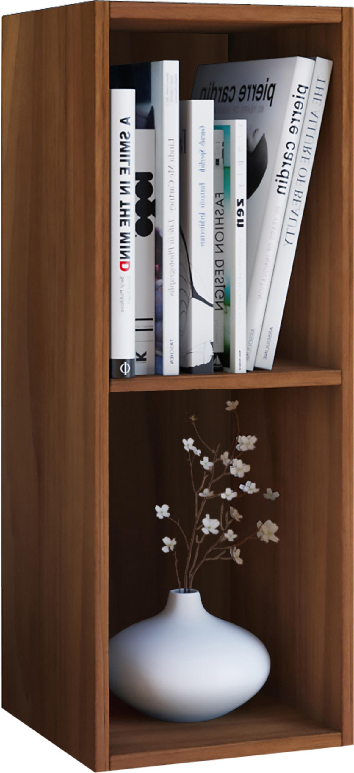 AKTENREGAL 34/72/30 cm  - Nussbaumfarben, Basics, Holzwerkstoff (34/72/30cm) - MID.YOU