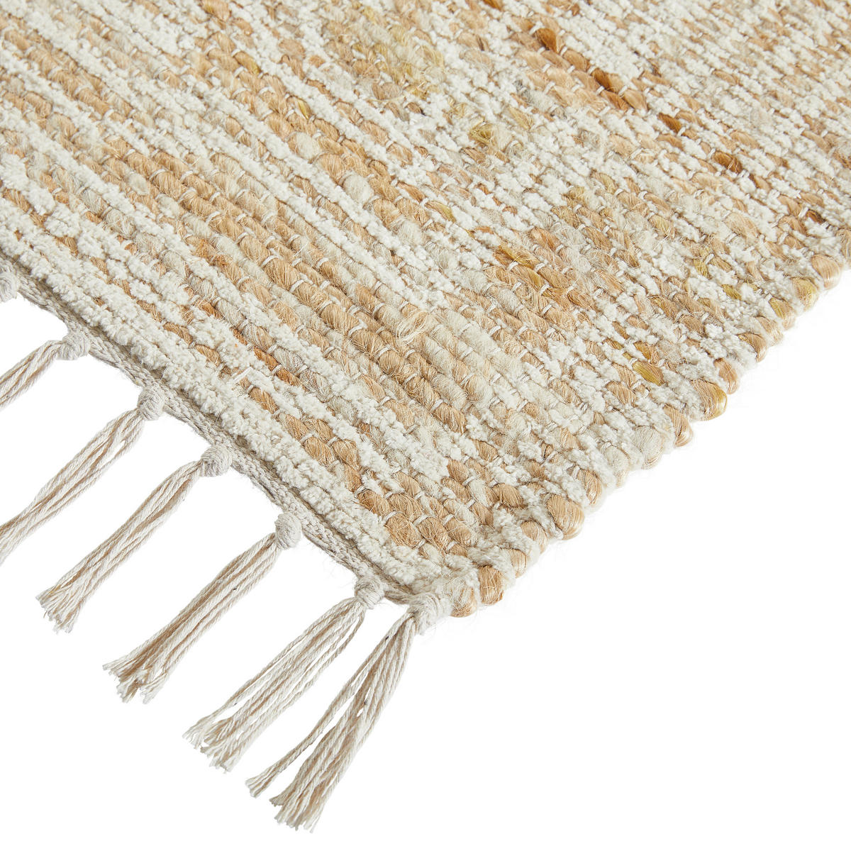 JUTOVÝ KOBEREC, 160/230 cm, přírodní barvy, béžová - přírodní barvy/béžová, Natur, textil (160/230cm) - Linea Natura