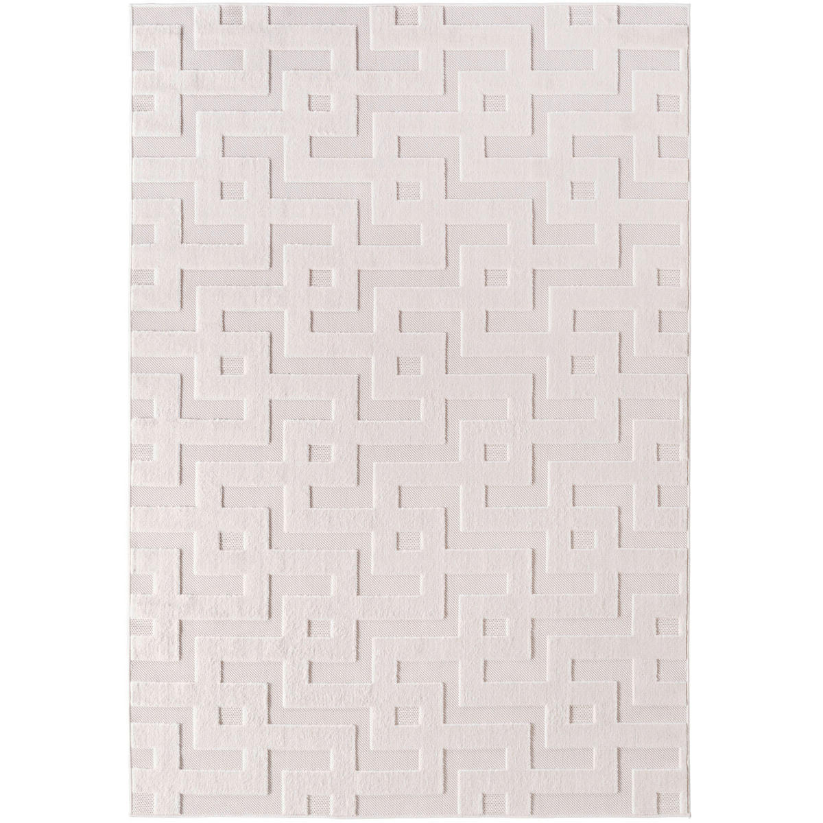FLACHWEBETEPPICH 160/230 cm Doha Creme  - Creme, Basics, Textil (160/230cm)