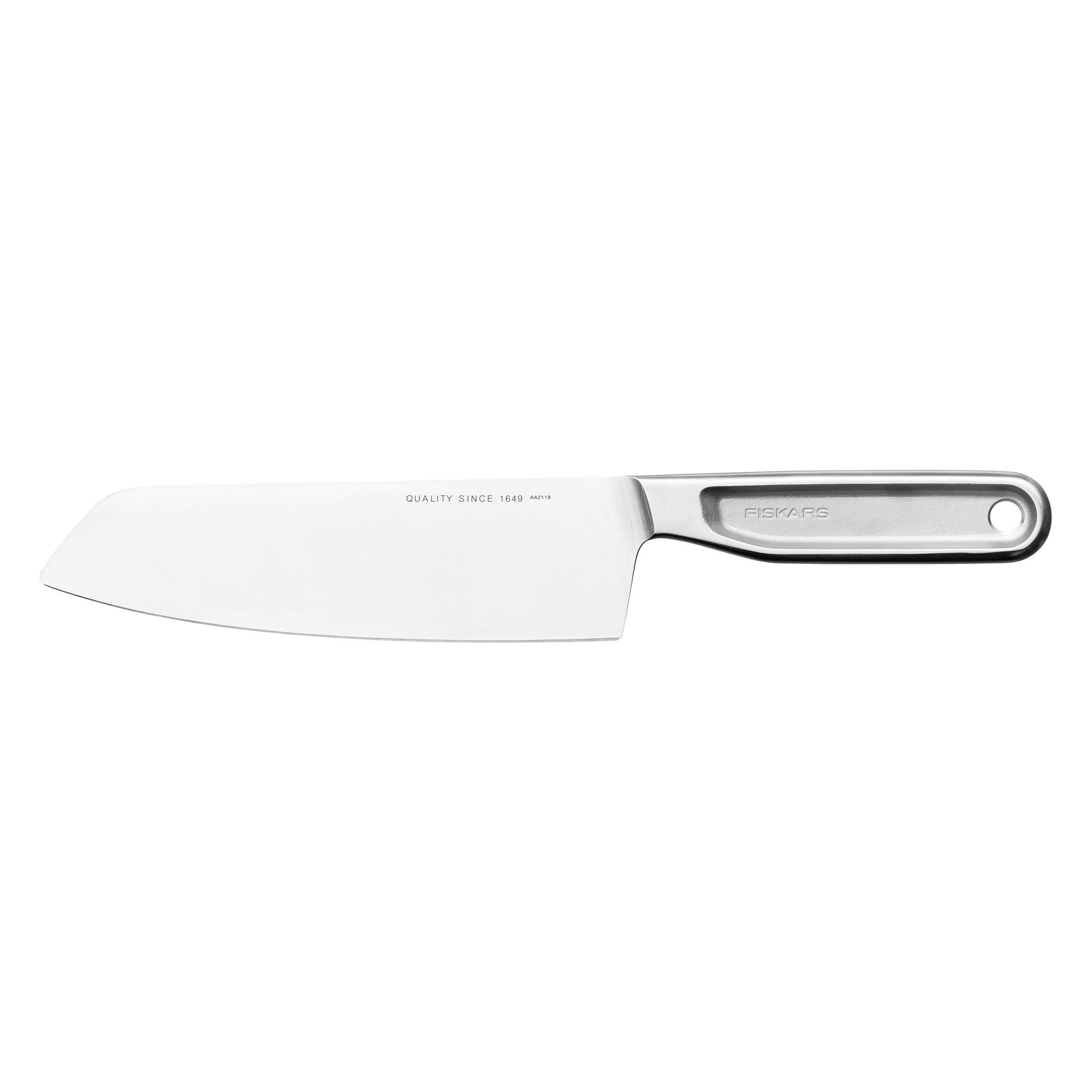 SANTOKU NOŽ  FISKARS ALL        39 cm    oplemenjeni čelik - Basics, metal (39cm) - Fiskars