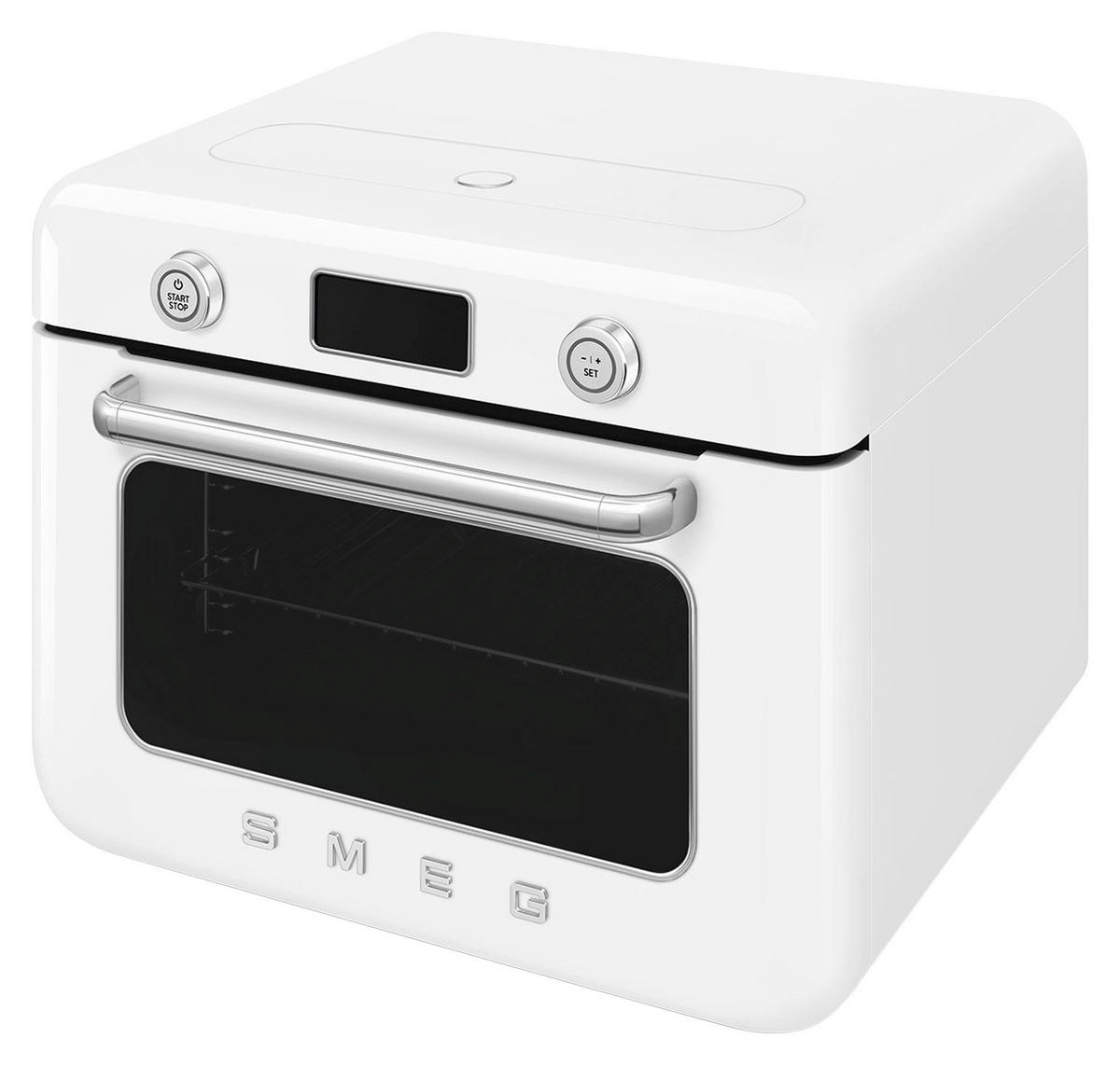 MINIBACKOFEN 50´s Style  - Weiß, Basics, Metall (50/40/51cm) - SMEG