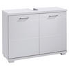 WASCHBECKENUNTERSCHRANK 80/59/31,5 cm  - Chromfarben/Weiß, MODERN, Holzwerkstoff/Kunststoff (80/59/31,5cm) - MID.YOU