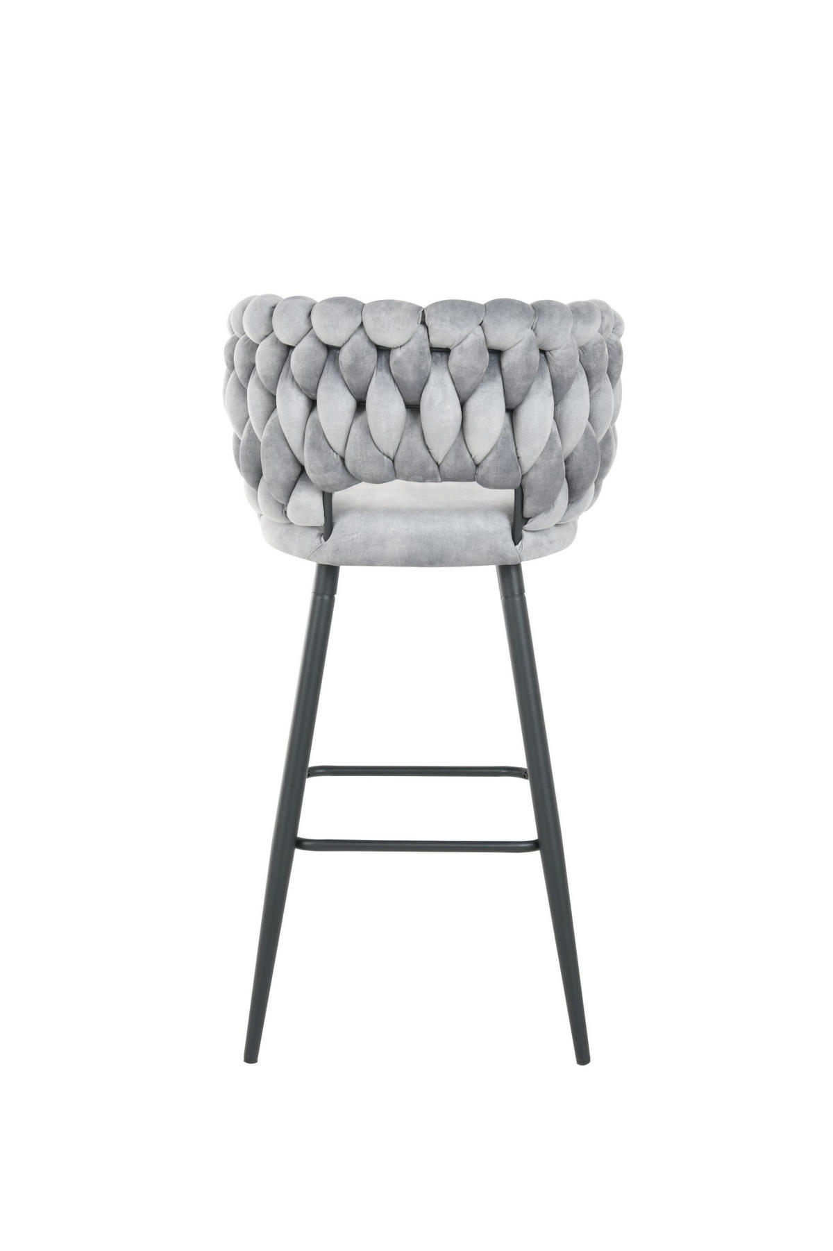 BARSKA STOLICA  siva  drvo, metal, tekstil      - siva/crna, Moderno, drvo/metal (50/101/52cm)