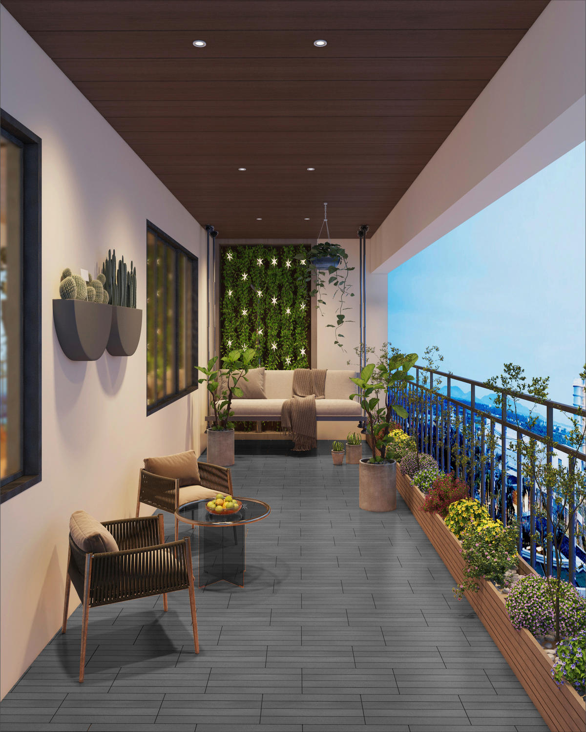TERRASSENFLIESE 6 Stück  - Grau, Basics, Kunststoff (60/30/2cm) - Ambia Garden