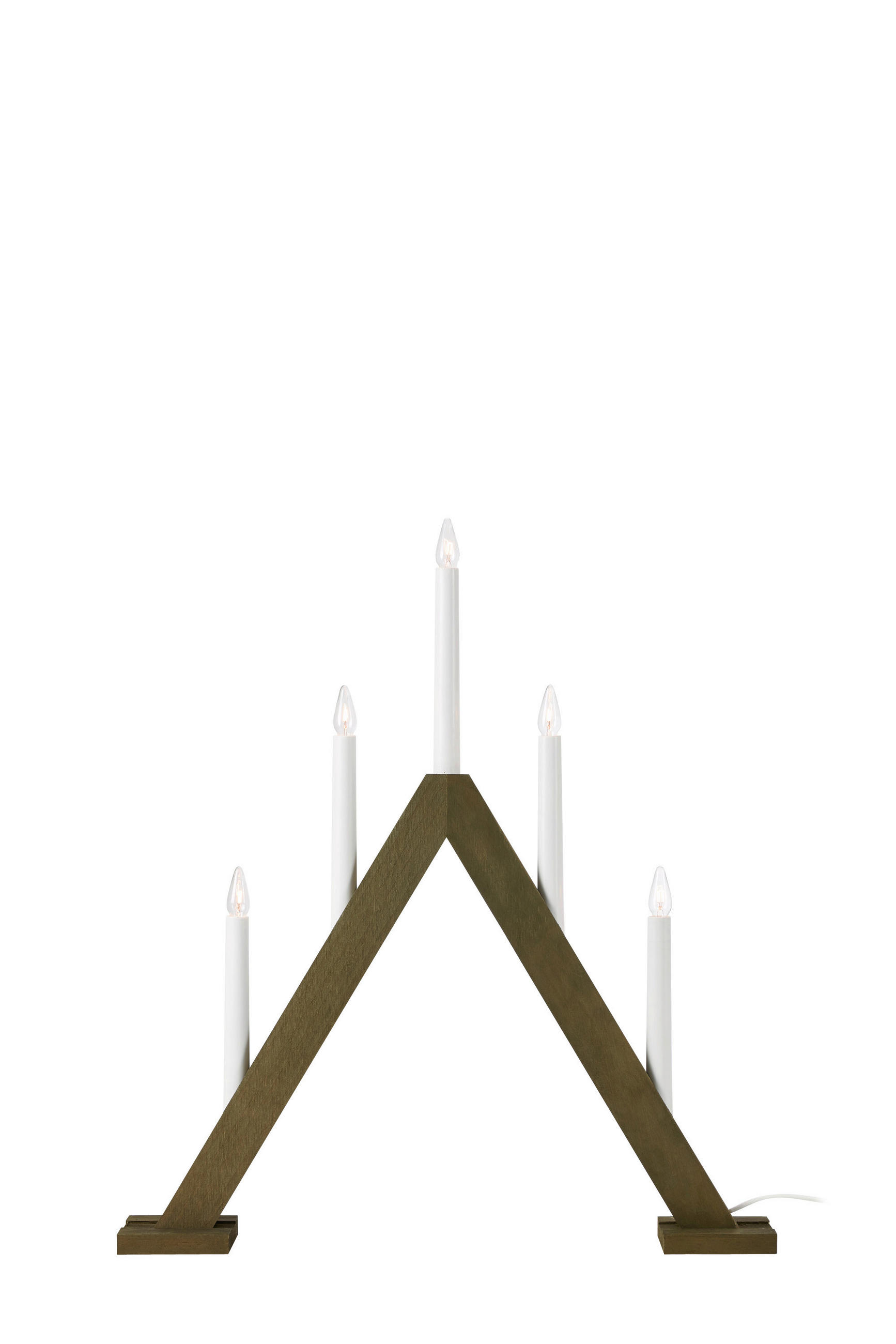 WEIHNACHTSPYRAMIDE Ariele  - Dunkelbraun, Basics, Holz (46/52,2/8cm) - Markslöjd