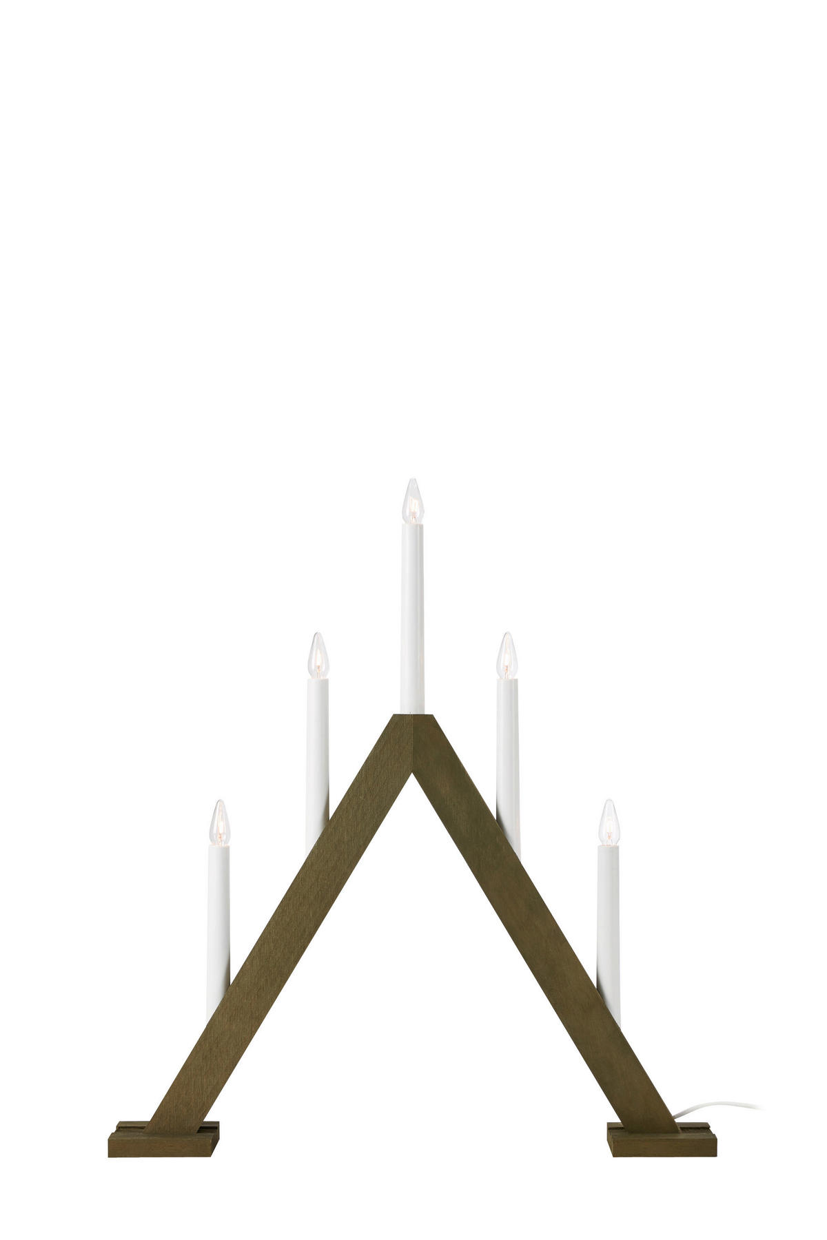 WEIHNACHTSPYRAMIDE  - Dunkelbraun, Basics, Holz (46/52,2/8cm) - Markslöjd