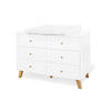 WICKELKOMMODE PINOLINO PAN 140/100/78 bzw 56 cm  - Eichefarben/Weiß, Design, Holz/Holzwerkstoff (140/100/78 bzw 56cm) - Pinolino