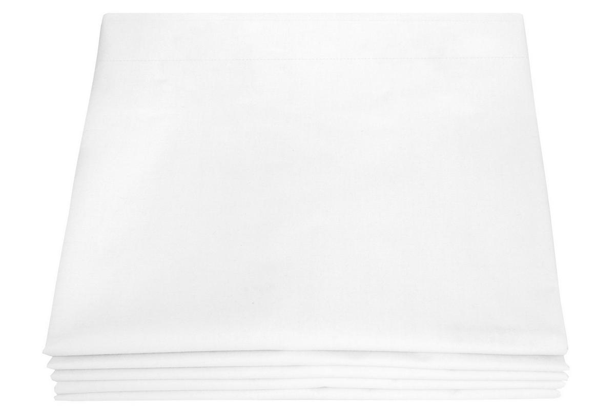 VERDUNKELUNGSVORHANG black-out (lichtundurchlässig)  - Weiß, Basics, Textil (135/250cm)
