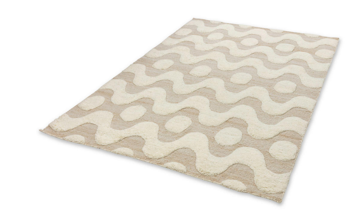 WEBTEPPICH 120/170 cm Milena Naturfarben rechteckig  - Naturfarben, Basics, Kunststoff/Textil (120/170cm) - Schöner Wohnen