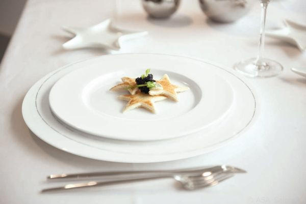 DESSERTTELLER Weiß 24 cm A TABLE  - Weiß, Basics, Keramik (24cm) - ASA
