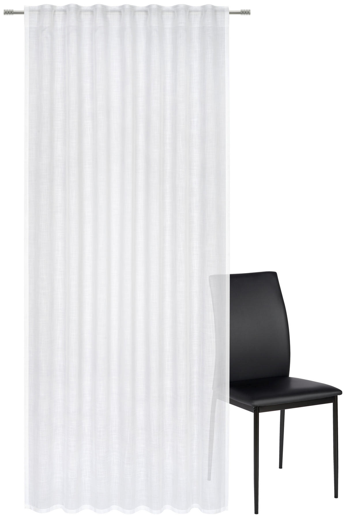 FERTIGVORHANG  halbtransparent   140/245 cm  - Elfenbein/Naturfarben, Natur, Textil (140/245cm) - Esposa