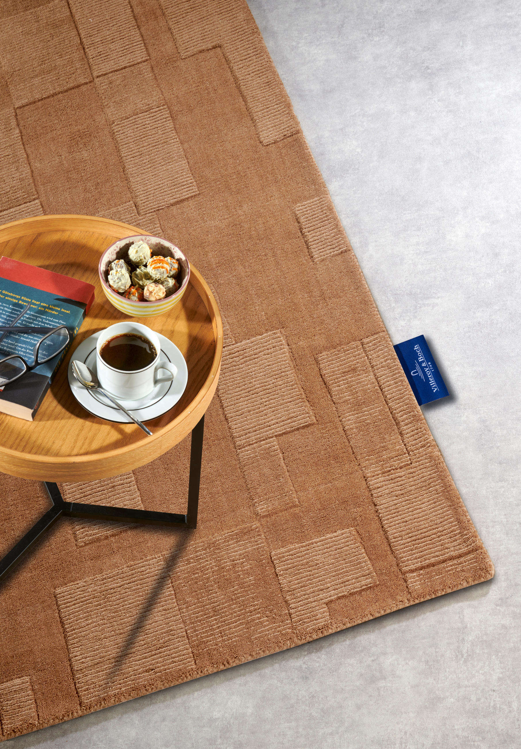 HANDWEBTEPPICH 120/170 cm Kollektion 1906 Kupferfarben  - Kupferfarben, Basics, Textil (120/170cm) - Villeroy & Boch