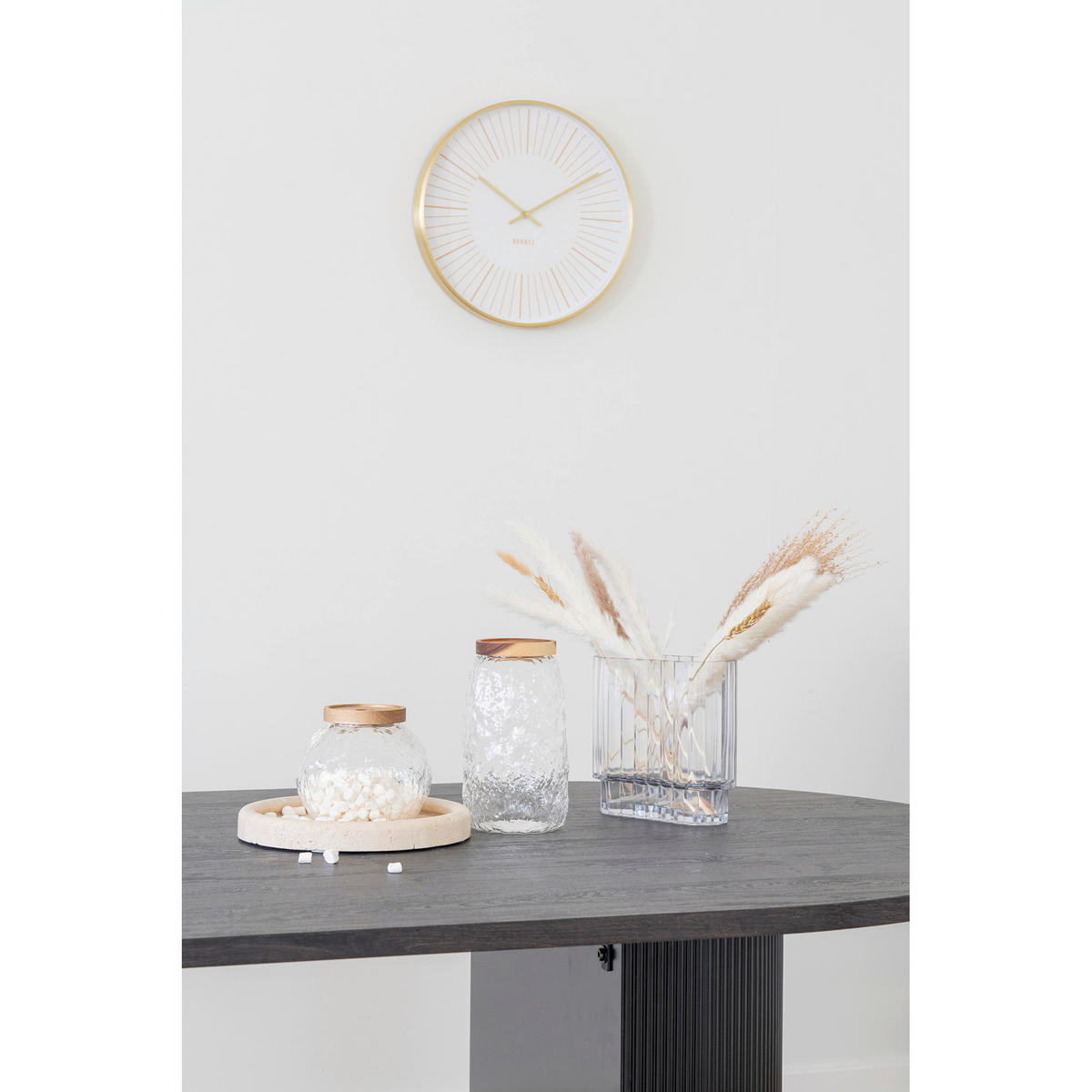 VORRATSGLÄSERSET 2-teilig  - Klar/Braun, Design (14/21/10cm)
