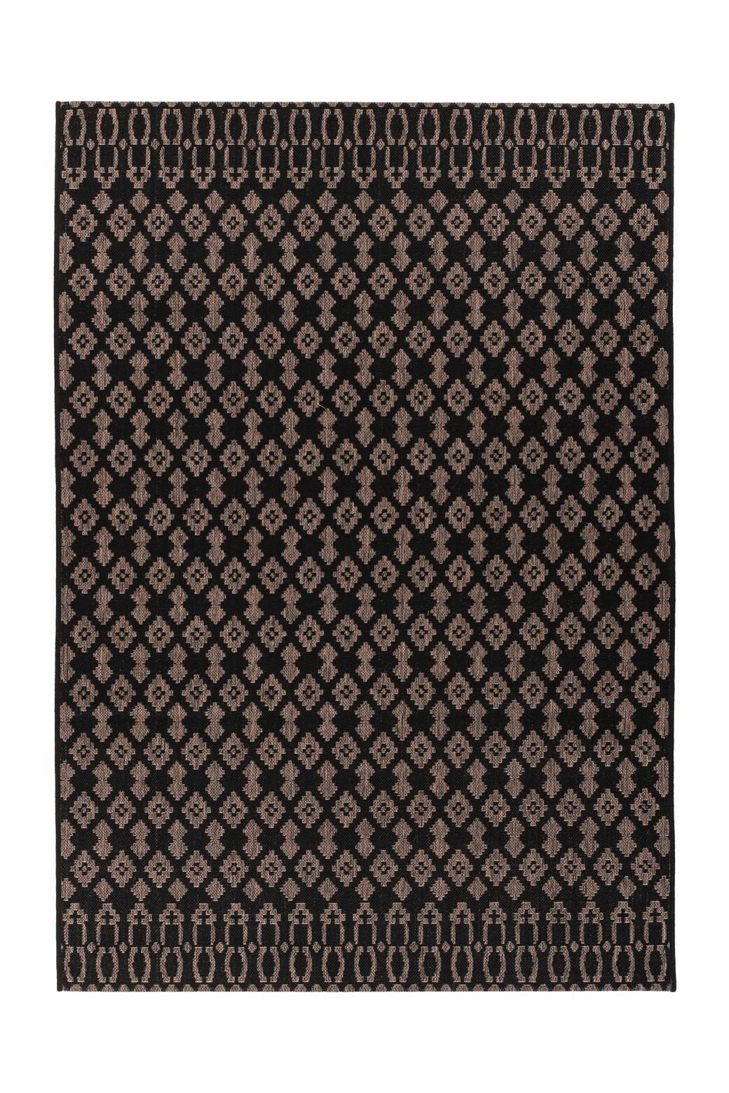 LÄUFER 80/150 cm Splash 700 Anthrazit / Schwarz  - Anthrazit/Schwarz, KONVENTIONELL, Textil (80/150cm)