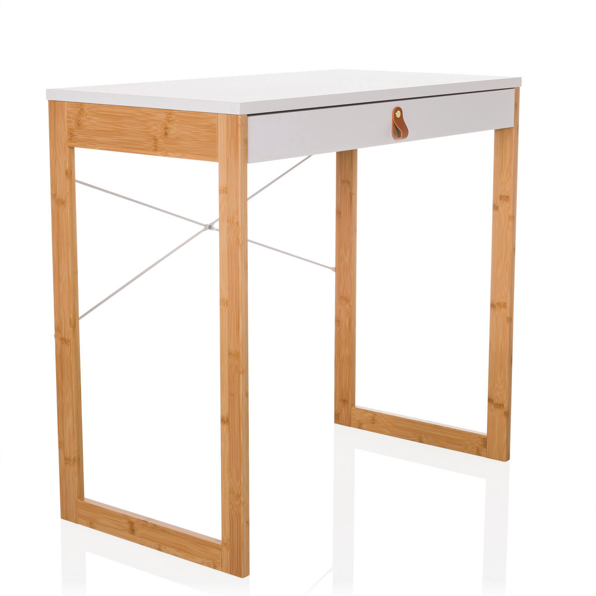 SKRIVBORD 80/75/42 cm  i vit  - vit, Modern, trämaterial/trä (80/75/42cm) - MID.YOU