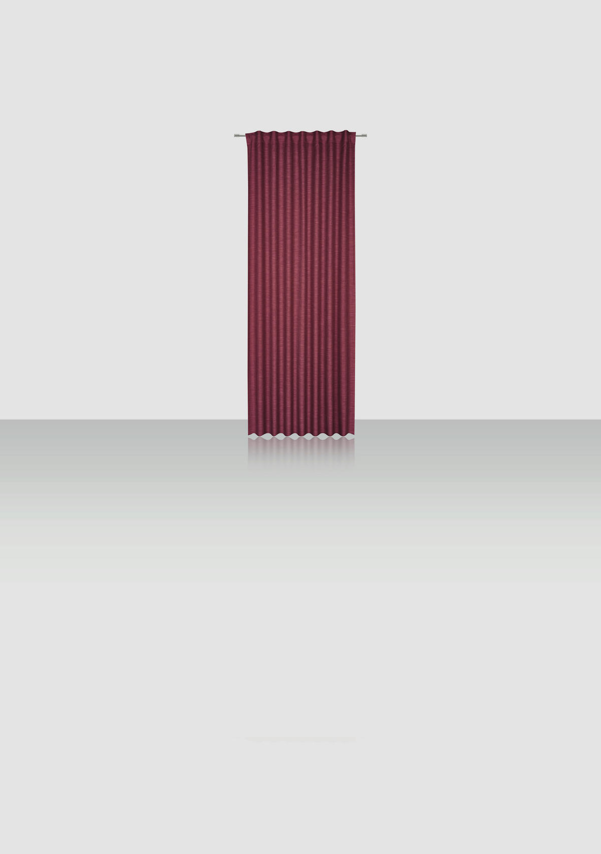 HOTOVÝ ZÁVĚS, neprůsvitné, 140/255 cm - bordeaux, Basics, textil (140/255cm) - Novel