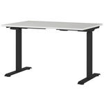 SCHREIBTISCH höhenverstellbar, in verschiedenen Holz-Dekoren erhältlich  - Hellgrau/Schwarz, MODERN, Holzwerkstoff/Metall (120/80/72-118cm) - Novel