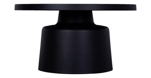 COUCHTISCH 69/69/37,5 cm rund Schwarz  - Schwarz, Design, Metall (69/69/37,5cm) - Xora